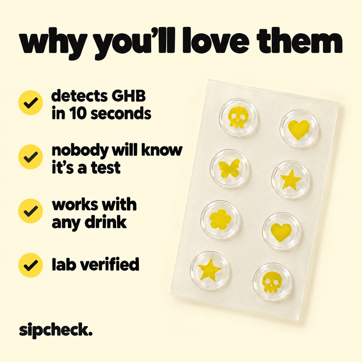 sipcheck. (pack of 30 stickers)